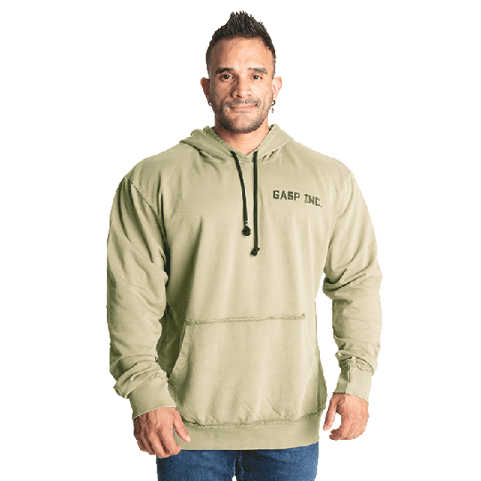 Acid Hoodie, Washed Green