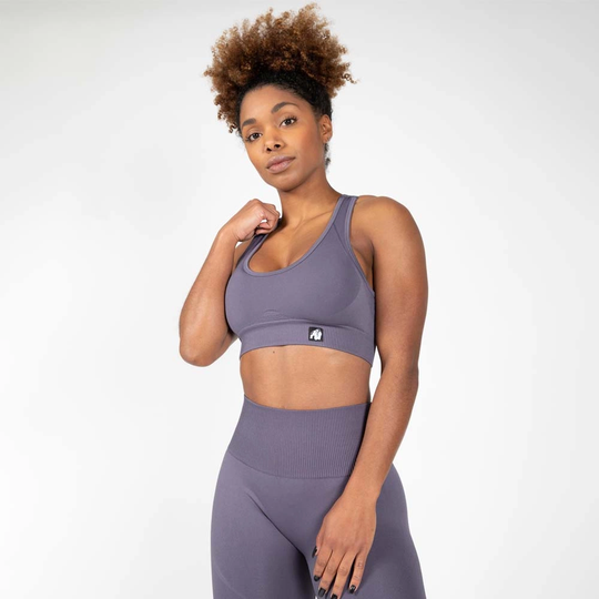 Gorilla Wear Yava Seamless Sport Bra Grey