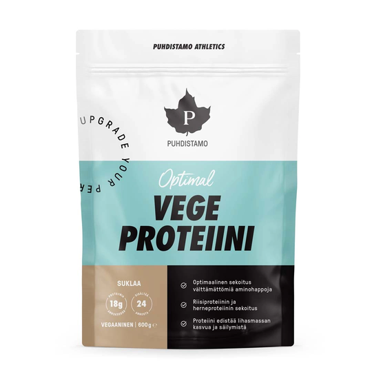Puhdistamo Optimal Vege Proteiini 600 G Suklaa