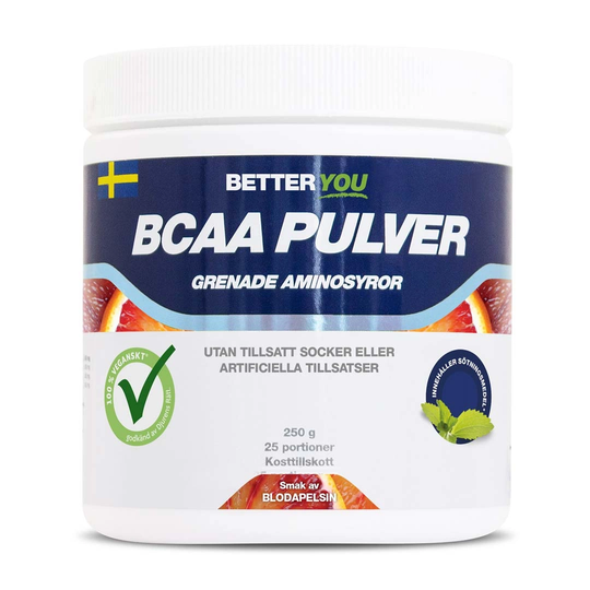 Better You Naturlig Bcaa 250 G Blodapelsin