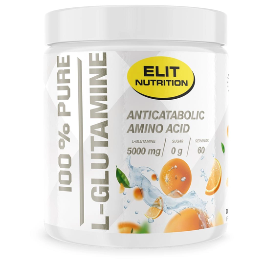 Elit Nutrition 100% Pure L-glutamine 500 G Orange