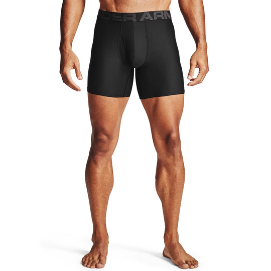 Under Armour Ua Tech 6" Boxer 2-pack Black