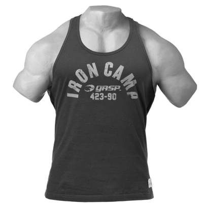 Gasp Throwback Tank Wash Black Xxl