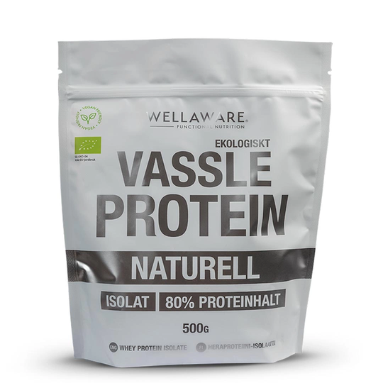 Wellaware Eko Vassleprotein 500 G Naturell