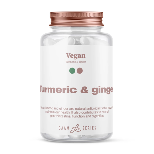 Gaam Vegan Turmeric + Ginger 60 Caps