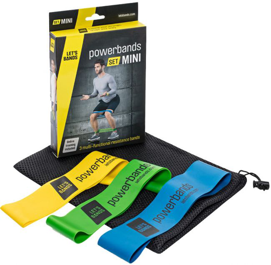 Vastuskuminauhasetti Power Set mini 3 kpl