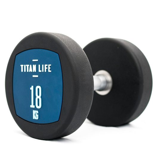 TITAN LIFE Dumbbell PU, Käsipainot kumiset