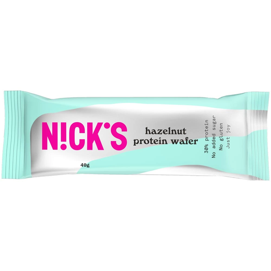 Nicks Protein Wafer 40 G Hazelnut