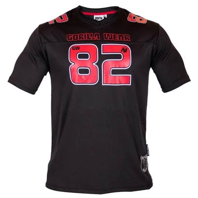 Gorilla Wear Fresno Tee Black/red