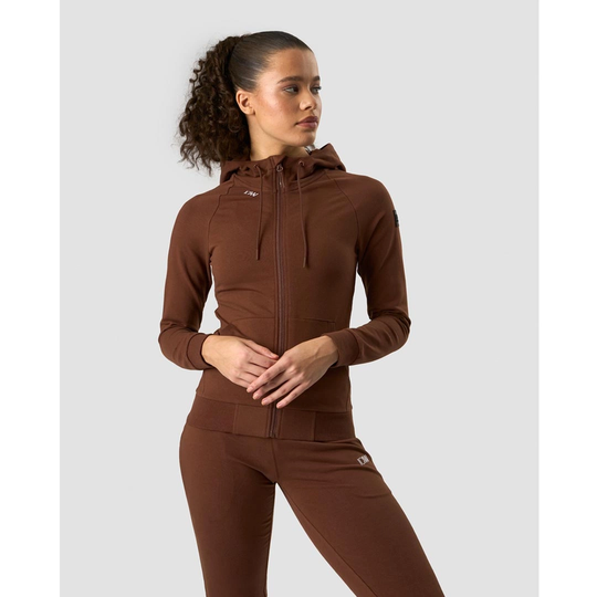 Icaniwill Activity Zip Hoodie Wmn Cinnamon L