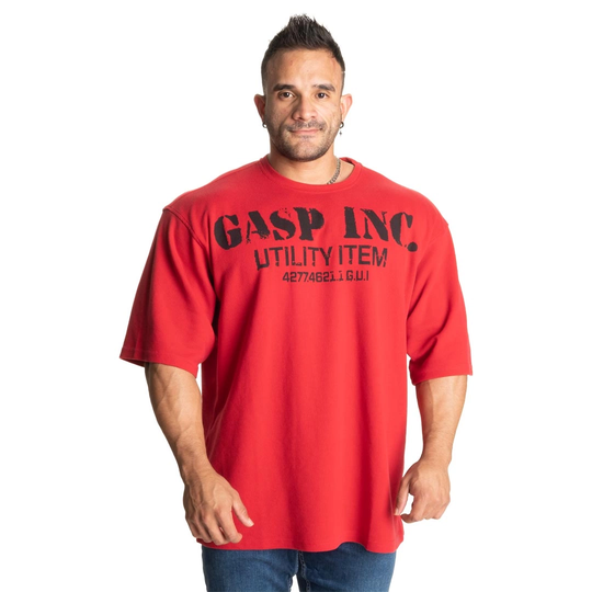 Gasp Iron Thermal Tee Chili Red S