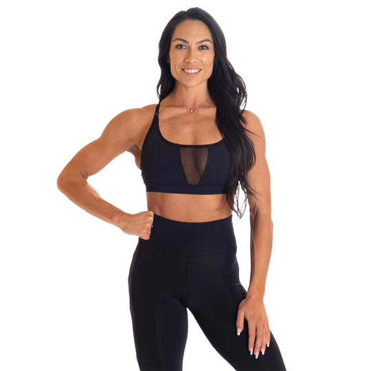 Better Bodies Highbridge Mesh Bra Black M