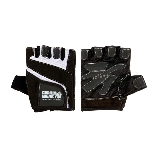Gorilla Wear Womens Fitness Gloves Black/white M