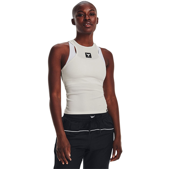 Project Rock Rib Tank Ivory