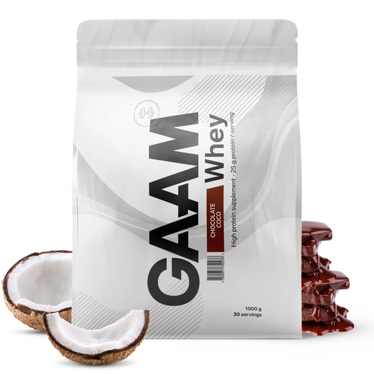 Gaam 100% Whey Premium 1 Kg Chocolate Coco