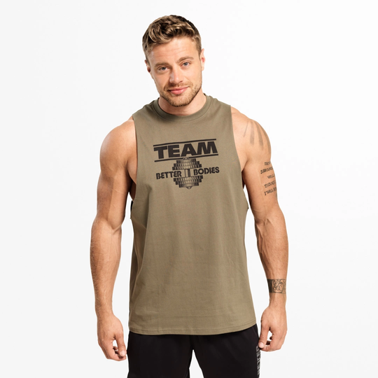 Better Bodies Team Bb Tank Wash Green M
