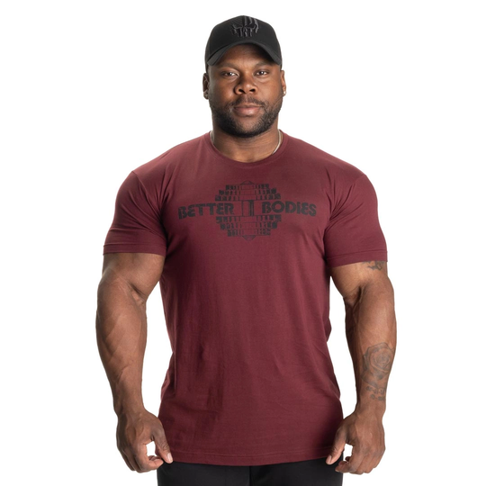 Better Bodies Recruit Tee Maroon Xxxl