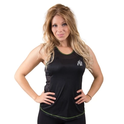 Gorilla Wear Marianna Tank Top Black/neon Lime L