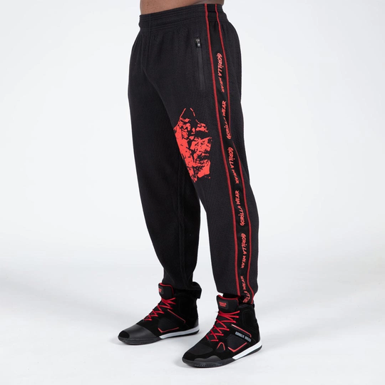 Gorilla Wear Buffalo Old School Workout Pants Black/red 4xl/5xl