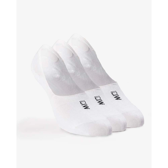 Icaniwill Invisible Socks 3-pack White 39-41