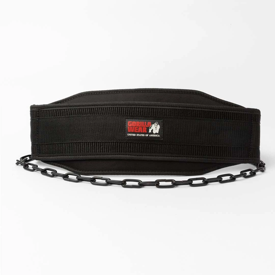 Gorilla Wear Gw Nylon Dip Belt Black