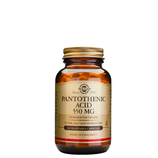 B-5 Pantotensyra, 550 mg, 50 tabs