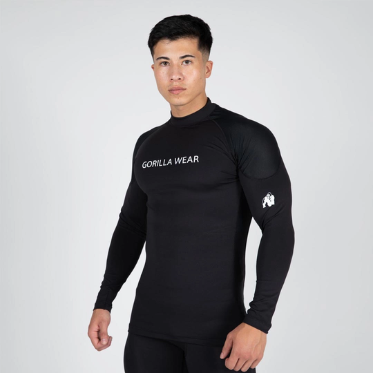 Gorilla Wear Lorenzo Performance Long Sleeve Black M