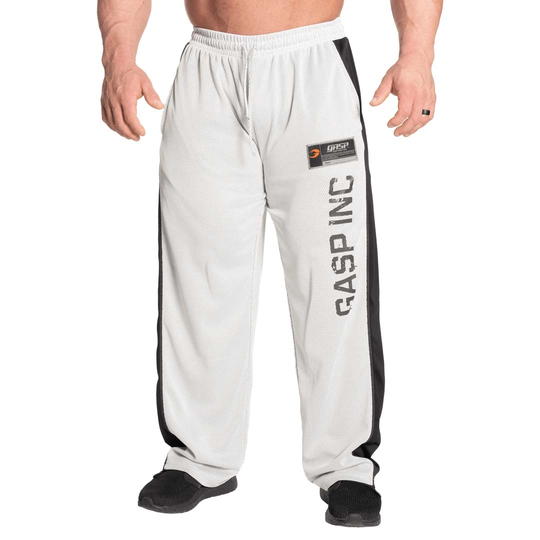 Gasp No 1 Mesh Pant White Grey L