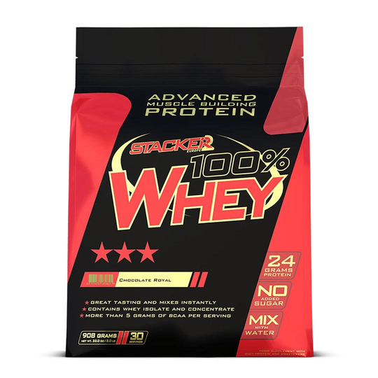 Stacker2 100% Whey 908 G Chocolate Royal