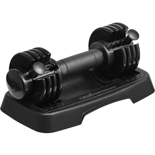 Casall PRF Adjustable Dumbbell set 5 kg, Käsipainot säädettävät