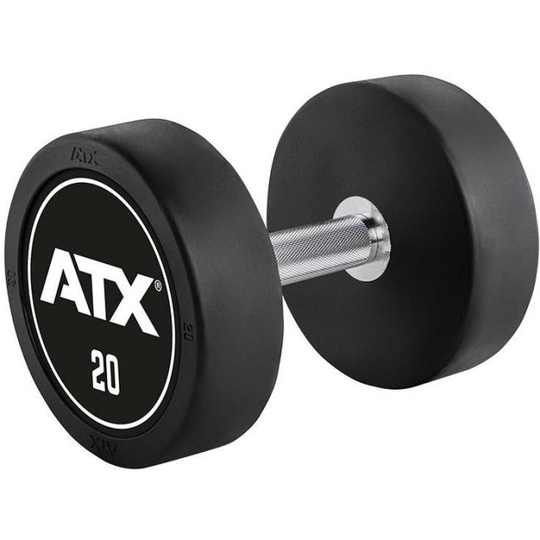 ATX® PRO-Style käsipaino logolla ja mustalla pohjalla 45 kg