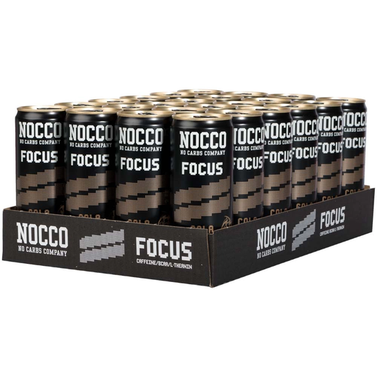 24 X Nocco Focus 330 Ml Cola