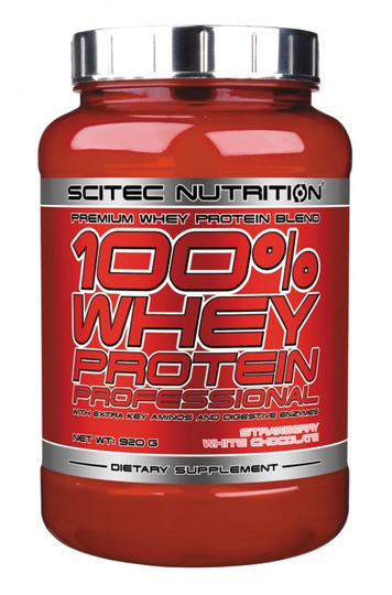 Scitec Nutrition 100% Whey Protein Professional 920 G Strawberry White