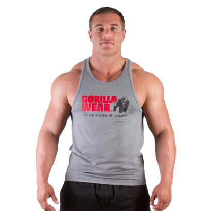 Gorilla Wear Classic Tank Top Grey Xl