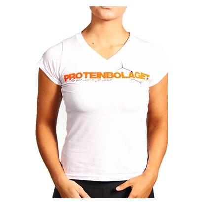 Proteinbolaget Logo Girl T-shirt White Xxl
