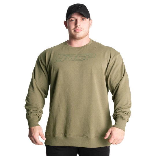 Gasp Division Crewneck Washed Green Xl
