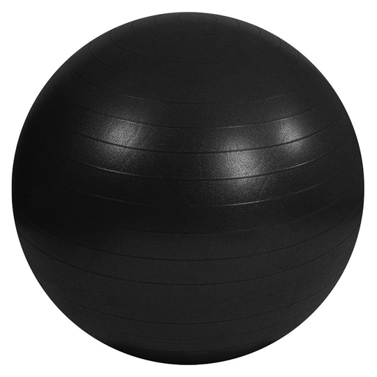 Budo-Nord Fitnesspallo Pilatespallo 75 cm Musta, Kuntopallot