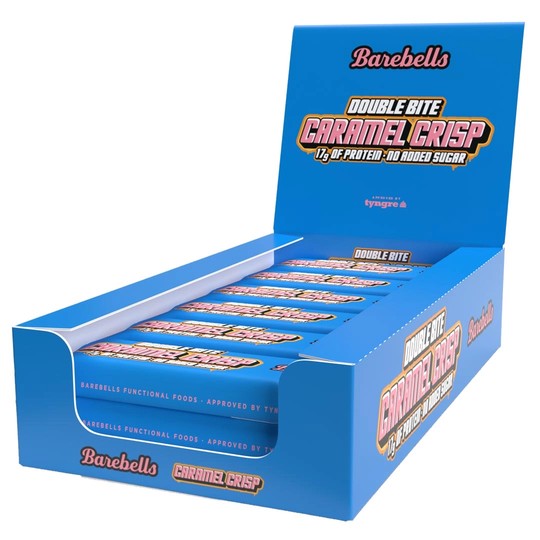 12 X Barebells Double Bite 55g Caramel Crisp