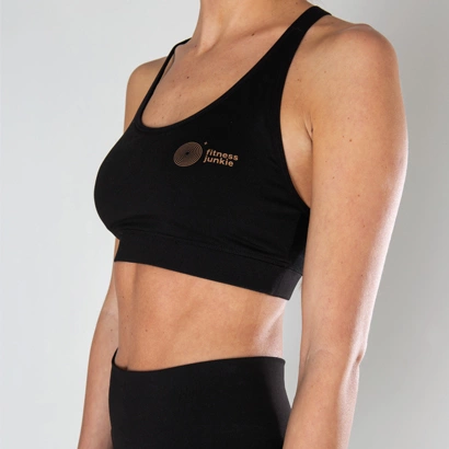 Fitnessjunkie Signature Sports Bra Black