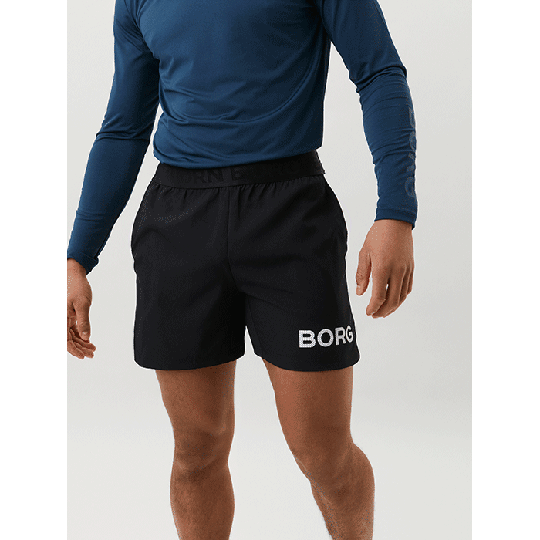 Borg Short Shorts, Black Beauty