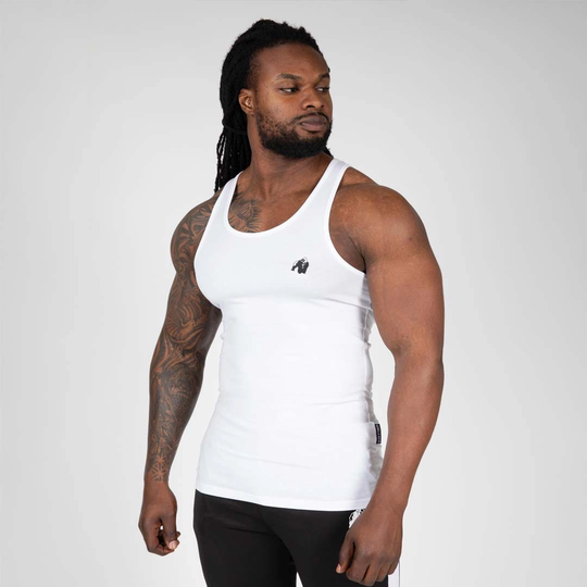 Gorilla Wear Adams Stretch Tank Top White L