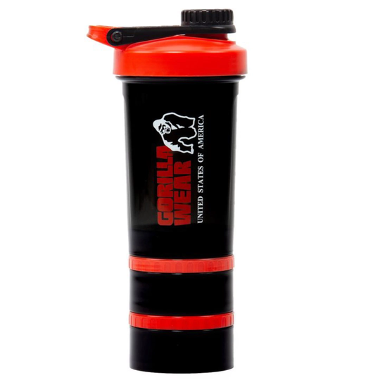 Gorilla Wear Shaker 2 Go 760 Ml Black & Red