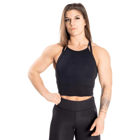 Better Bodies Performance Crop Halter Black L