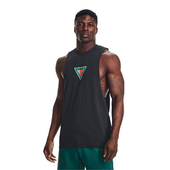 UA Project Rock DMND Muscle Tank, Black