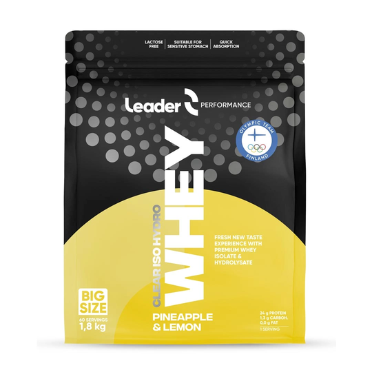 Leader Performance Whey Clear Iso-hydro 1.8 Kg Pineapple Lemon