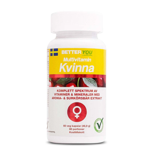 Better You Multivitamin Kvinna 60 Caps