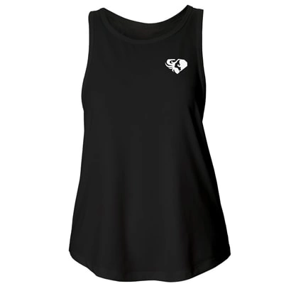 Womens Best Fit Tank Top Black/white Xs
