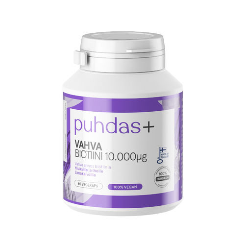 Puhdas+ Biotiini 10 mg 60 vegekapselia