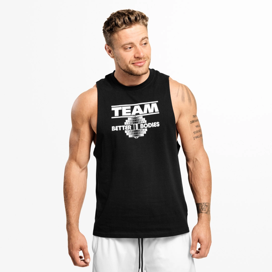 Better Bodies Team Bb Tank Wash Black L