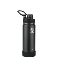 Takeya 18 oz (530ml) Actives Insulated Water Bottle -teräksinen juomapullo (Onyx)